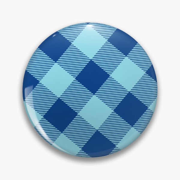 Item preview, Blue Checkered Plaid Gingham - Abstract Geometric Shape Pattern - Anniversary Gifts designed and sold by RoyalStarsPatts.