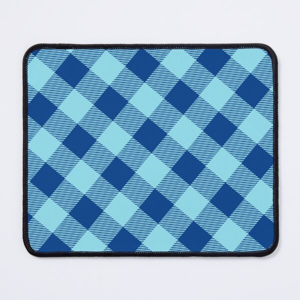 Item preview, Blue Checkered Plaid Gingham - Abstract Geometric Shape Pattern - Anniversary Gifts designed and sold by RoyalStarsPatts.