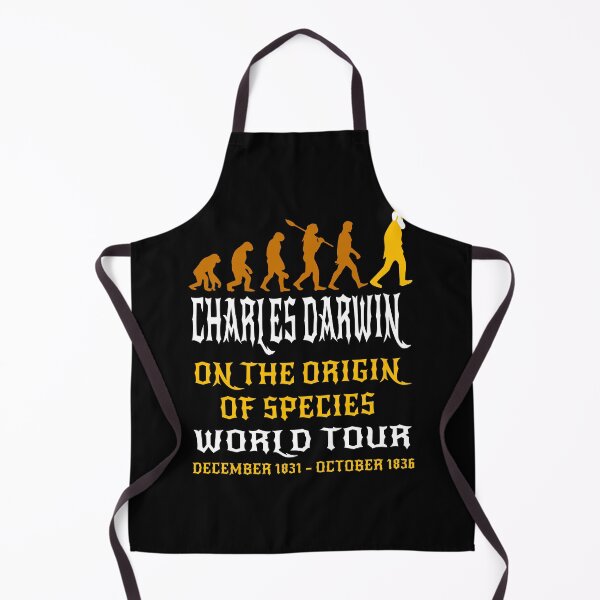 Item preview, Funny Nerdy Charles Darwin On The Origin of Species World Tour Rock Music designed and sold by MathWare MathClips.