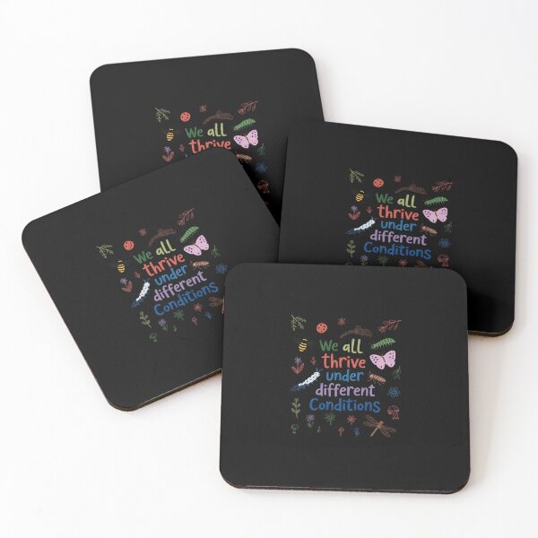 Item preview, We All Thrive Under Different Conditions SPED Teacher designed and sold by skanderio.