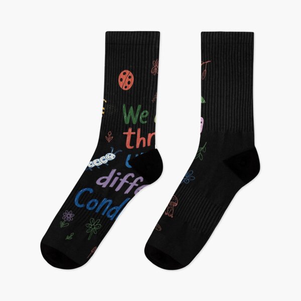 Item preview, We All Thrive Under Different Conditions SPED Teacher designed and sold by skanderio.