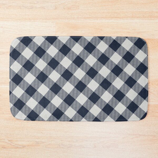 Item preview, White Black Checks Plaid Gingham - Abstract Geometric Shape Pattern - Anniversary Gifts For Her designed and sold by RoyalStarsPatts.