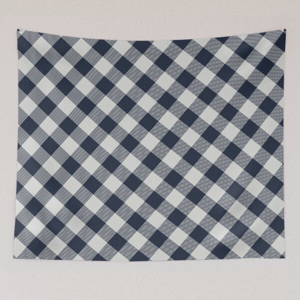 Item preview, White Black Checks Plaid Gingham - Abstract Geometric Shape Pattern - Anniversary Gifts For Her designed and sold by RoyalStarsPatts.