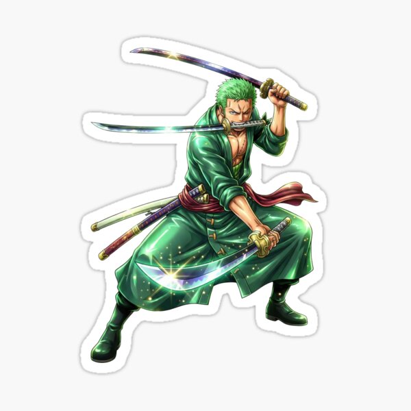Zoro, the sword master Sticker