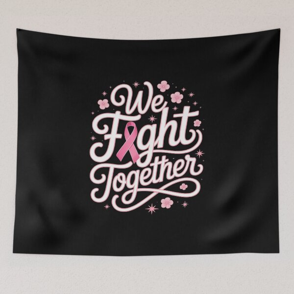 Item preview, We Fight Together Breast Cancer Awareness Support Squad designed and sold by skanderio.