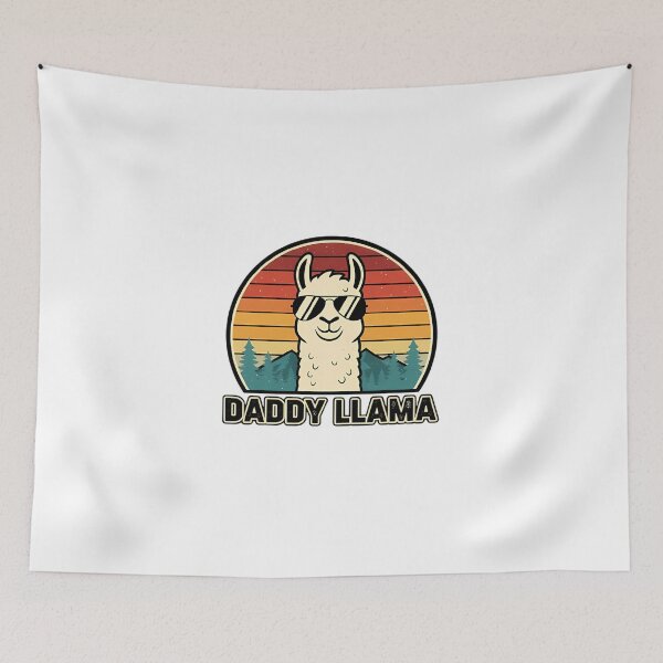Item preview, Vintage Daddy Llama Father's Day designed and sold by Extruser84.