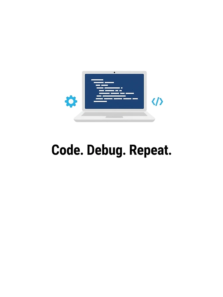 Thumbnail 5 of 5, A-Line Dress, Code Debug Repeat Software Developer Design designed and sold by Muzgle.