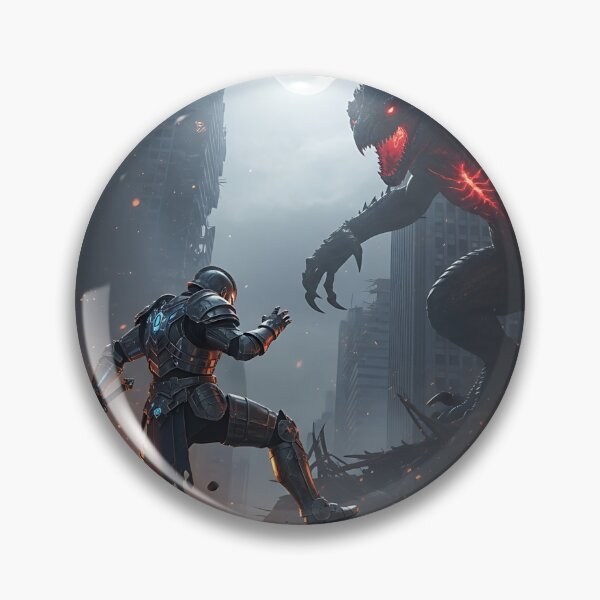 Item preview, Epic battle between armored hero  designed and sold by JOTAMIKE.