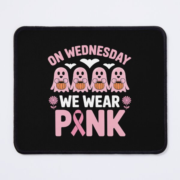 Item preview, We Wear Pink Cute Ghost Halloween Breast Cancer designed and sold by skanderio.