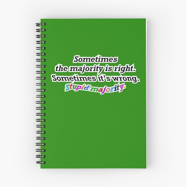 Item preview, Sometimes the majority is right sometimes not, green background designed and sold by mntimg.