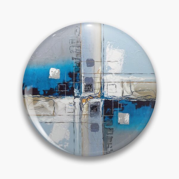 Item preview, Modern Abstract Blue Gray Geometric Design designed and sold by Ed & Harmony.