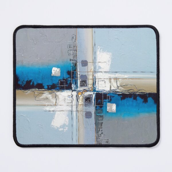 Item preview, Modern Abstract Blue Gray Geometric Design designed and sold by Ed & Harmony.