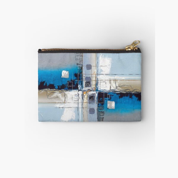 Item preview, Modern Abstract Blue Gray Geometric Design designed and sold by Ed & Harmony.