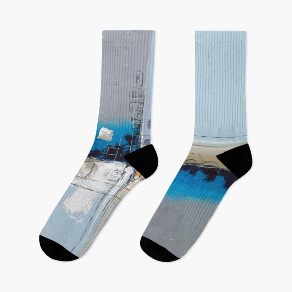 Item preview, Modern Abstract Blue Gray Geometric Design designed and sold by Ed & Harmony.