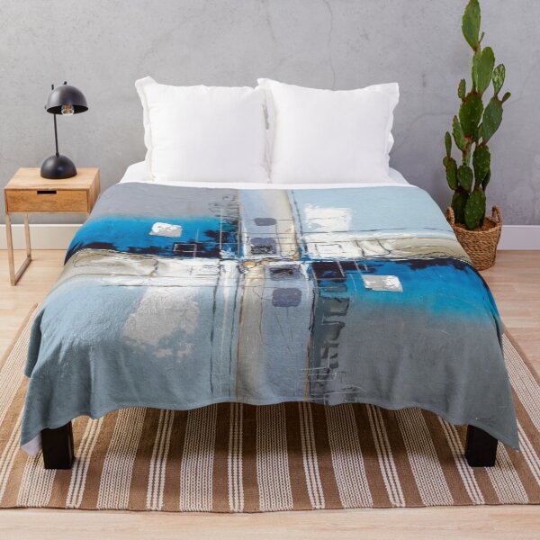 Item preview, Modern Abstract Blue Gray Geometric Design designed and sold by Ed & Harmony.