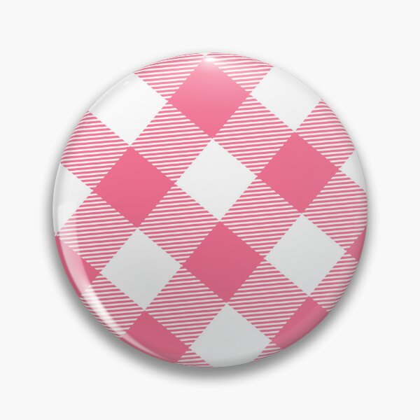 Item preview, Pink Checker Gingham Plaid - Abstract Geometric Shape Pattern - Baptism Gifts designed and sold by RoyalStarsPatts.