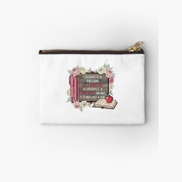Item preview, Teaching Is A Passion: Floral School Supplies Art designed and sold by Jook1951.