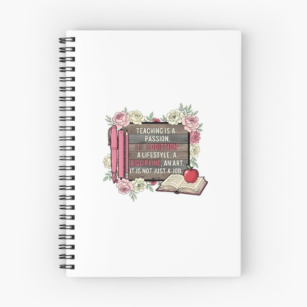 Item preview, Teaching Is A Passion: Floral School Supplies Art designed and sold by Jook1951.
