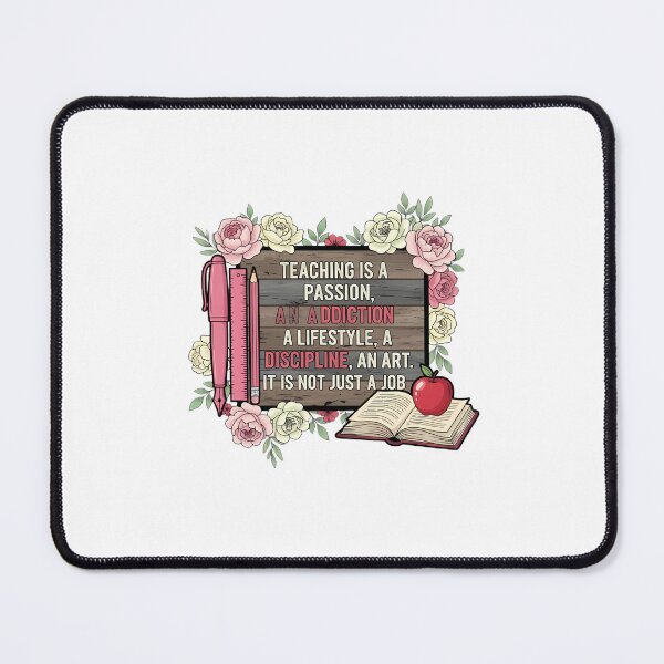 Item preview, Teaching Is A Passion: Floral School Supplies Art designed and sold by Jook1951.