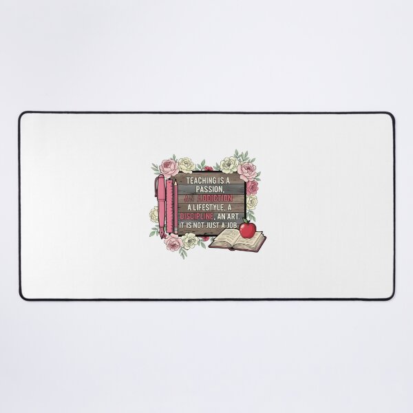 Item preview, Teaching Is A Passion: Floral School Supplies Art designed and sold by Jook1951.