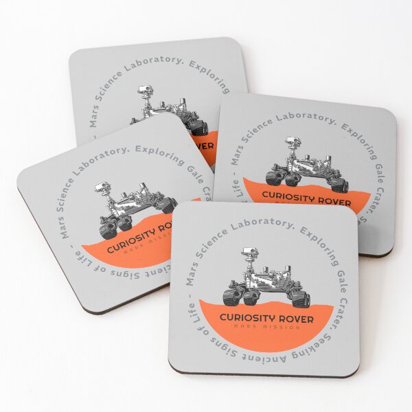 Item preview, Curiosity Rover Mars Science Laboratory Gale Crater Mission Emblem designed and sold by KiwiRider.
