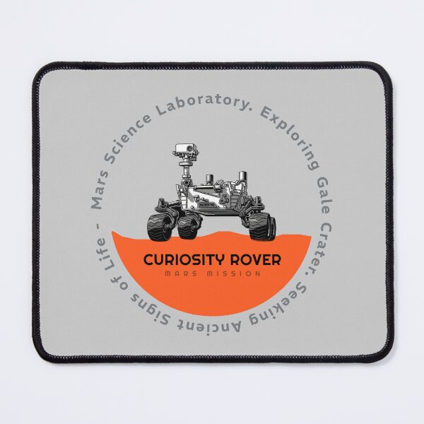 Item preview, Curiosity Rover Mars Science Laboratory Gale Crater Mission Emblem designed and sold by KiwiRider.