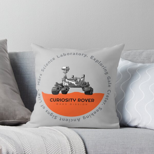 Item preview, Curiosity Rover Mars Science Laboratory Gale Crater Mission Emblem designed and sold by KiwiRider.