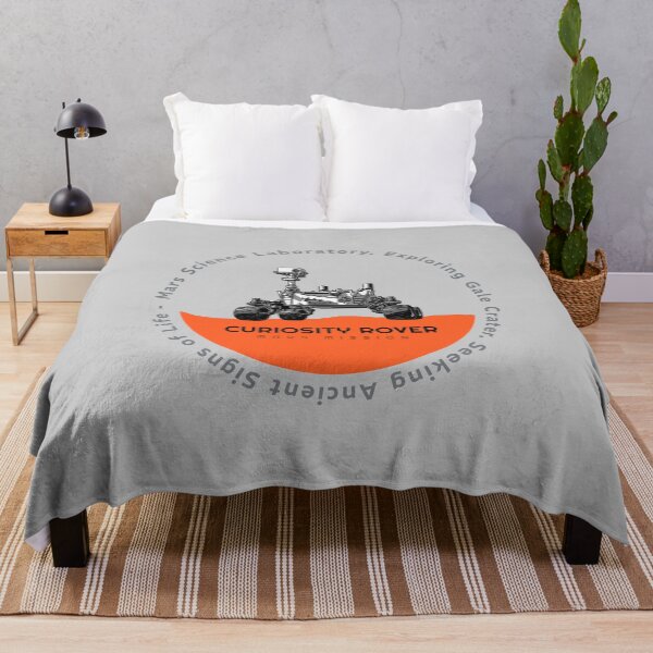 Item preview, Curiosity Rover Mars Science Laboratory Gale Crater Mission Emblem designed and sold by KiwiRider.