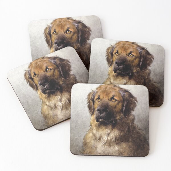 Item preview, Head of a Leonberger (c.1880–c.1892) drawing by Otto Eerelman. designed and sold by AngyDesigns49.