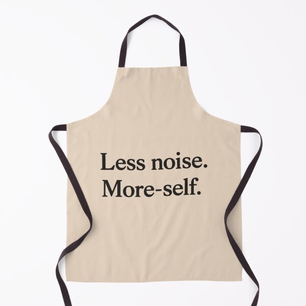 Item preview, Less Noise More Self – Minimal Empowerment Quote Design designed and sold by Irene Catchmind.