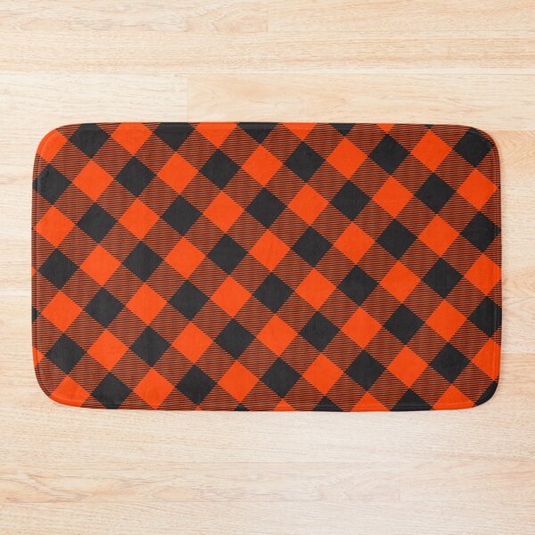 Item preview, Royal Orange Gingham Plaid - Abstract Geometric Shape Pattern - Best Gifts For Men designed and sold by RoyalStarsPatts.
