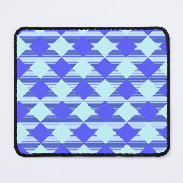 Item preview, Blue Striped Gingham Plaid - Abstract Geometric Shape Pattern - Birthday Gift Ideas designed and sold by RoyalStarsPatts.