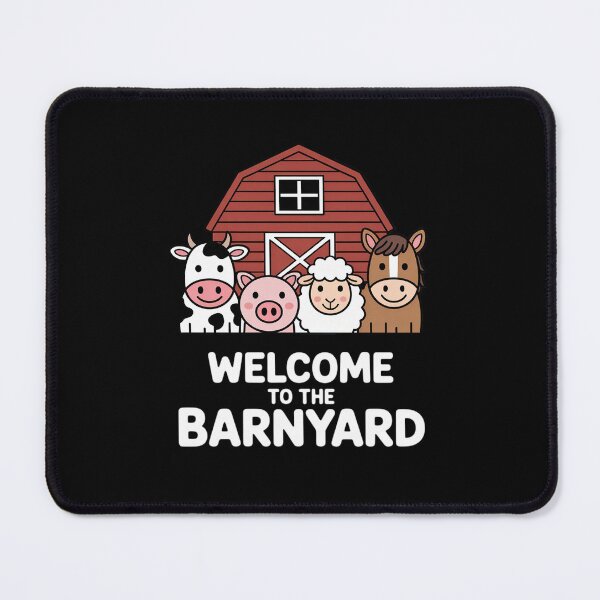 Item preview, Welcome to The Barnyard Cow Pig Sheep On The Farm Barnyard designed and sold by imsamaharem.