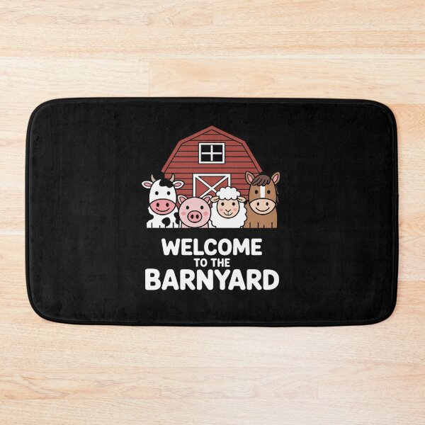 Item preview, Welcome to The Barnyard Cow Pig Sheep On The Farm Barnyard designed and sold by imsamaharem.