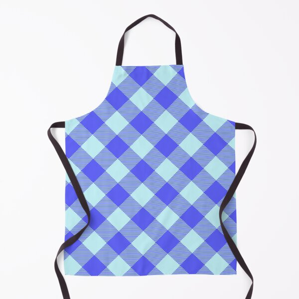 Item preview, Blue Striped Gingham Plaid - Abstract Geometric Shape Pattern - Birthday Gift Ideas designed and sold by RoyalStarsPatts.