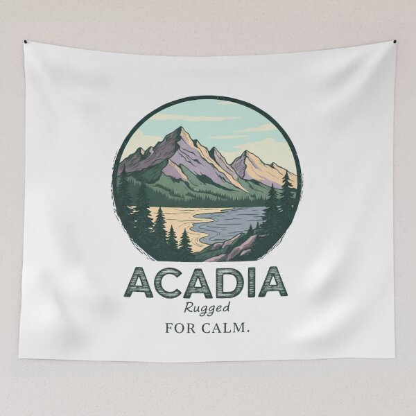 Item preview, Acadia National Park Maine T-Shirt | Rugged Calm Home | Coastal Park Lover Gift designed and sold by FitEnvy.