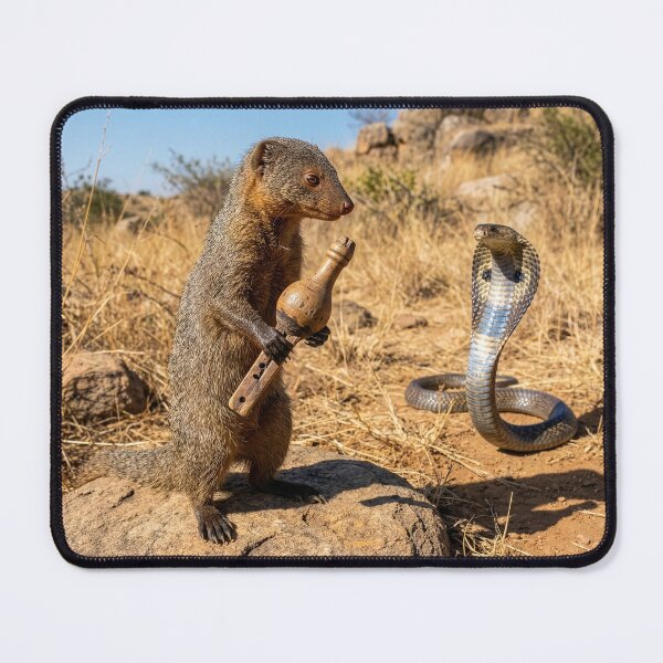 Item preview, Mongoose Charms Cobra with Pongi designed and sold by Tridentulus.