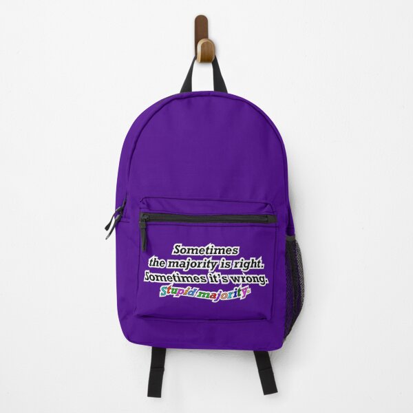Item preview, Sometimes the majority is right sometimes not, purple background designed and sold by mntimg.