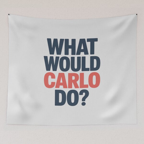 Item preview, What Would Carlo Do Personal Name First Name Carlo designed and sold by imsamaharem.