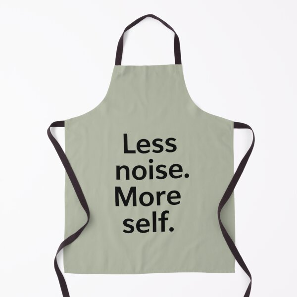 Item preview, Less Noise More Self – Minimal Empowerment Quote Design designed and sold by Irene Catchmind.