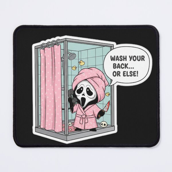 Item preview, Adorable Ghost in the Shower: Wash Your Back! designed and sold by KaiserBA.