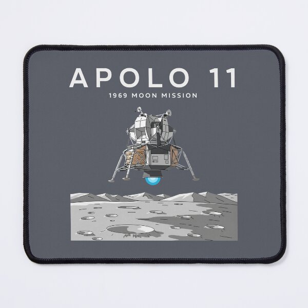Item preview, Apollo 11 Moon Landing 1969 Mission Graphic Poster designed and sold by KiwiRider.