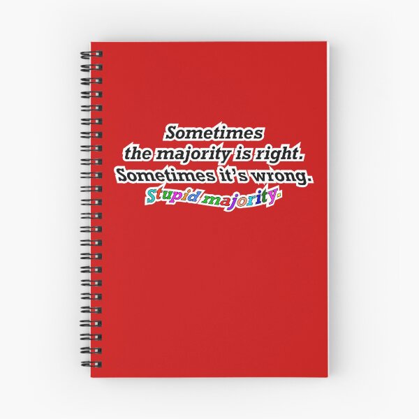 Item preview, Sometimes the majority is right sometimes not, red background designed and sold by mntimg.