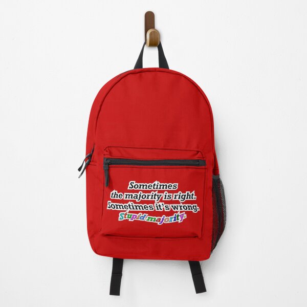 Item preview, Sometimes the majority is right sometimes not, red background designed and sold by mntimg.