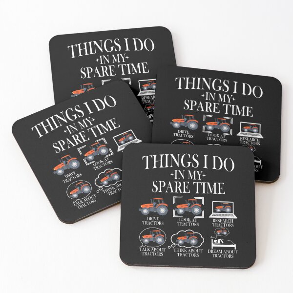 Item preview, Funny Tractors Lover 6 Things I Do In My Spare Time Tractor designed and sold by PaulaStokes2.