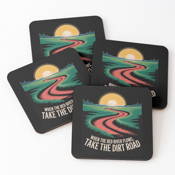 Item preview, When The red River Flows, take The Dirt Road Men Women designed and sold by countntenov.