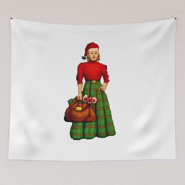 Item preview, Retro 8-Bit Christmas Mrs Claus Pixel Art Sticker | Holiday Fashion Pixel Character designed and sold by Gurjeetpixelart.