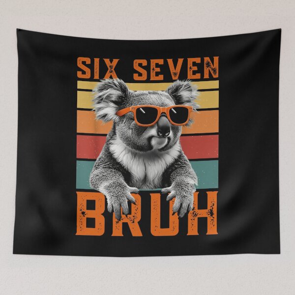 Item preview, Six Seven 6 7 Bruh Koala Meme | Funny 67 Sunglasses Design designed and sold by LashondaGreen89.