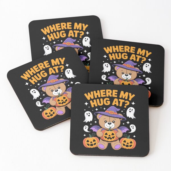 Item preview, Where My Hug at Cute Halloween Teddy Bear Spooky Season designed and sold by countntenov.