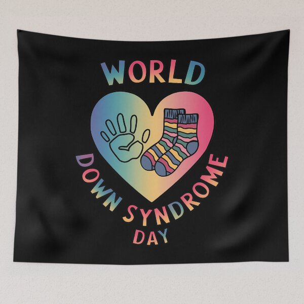 Item preview, World Down Syndrome Day Awareness Socks Down designed and sold by DentistLegal.